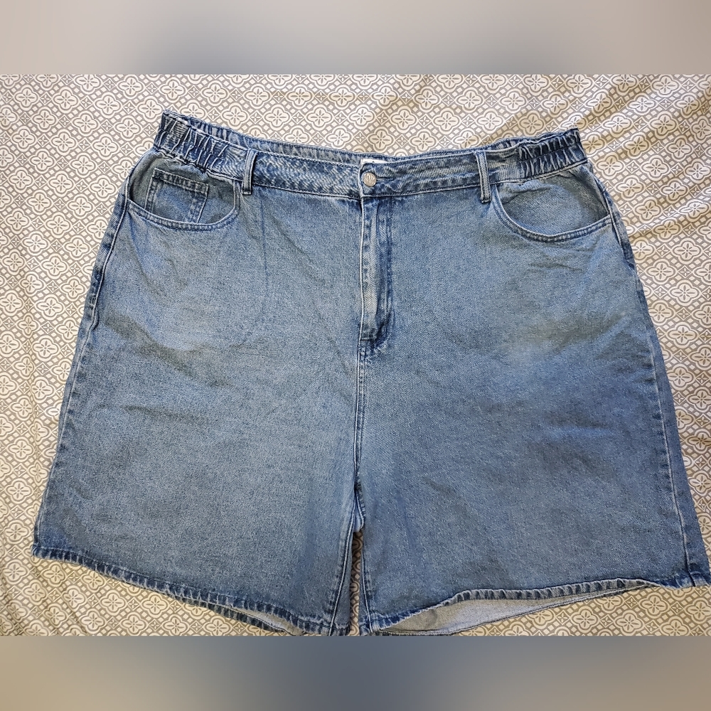 Shiny by Nature, 3X, Blue Denim